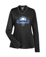 West Bend West HS Softball Primary Logo - Womens Performance Longsleeve
