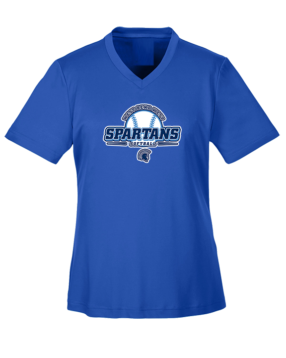 West Bend West HS Softball Primary Logo - Womens Performance Shirt