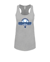 West Bend West HS Softball Primary Logo - Womens Tank Top