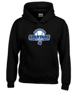 West Bend West HS Softball Primary Logo - Youth Hoodie