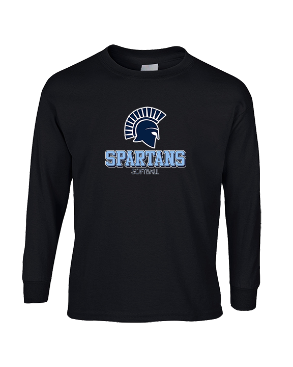 West Bend West HS Softball Shadow - Cotton Longsleeve