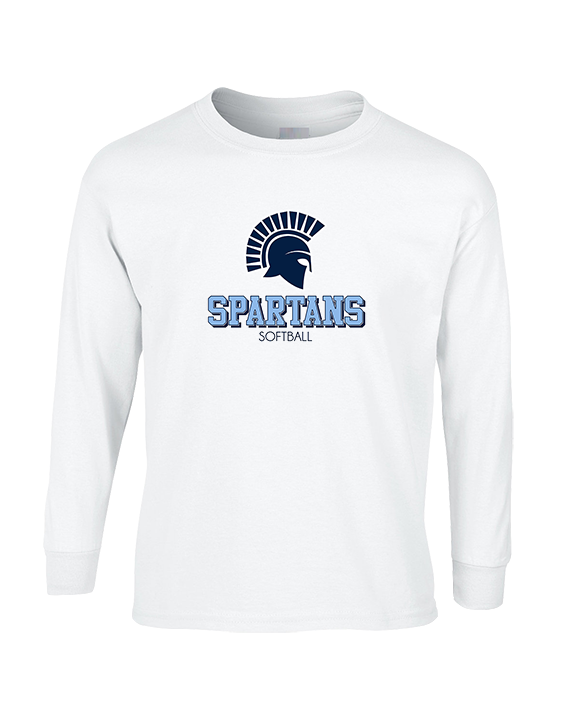 West Bend West HS Softball Shadow - Cotton Longsleeve