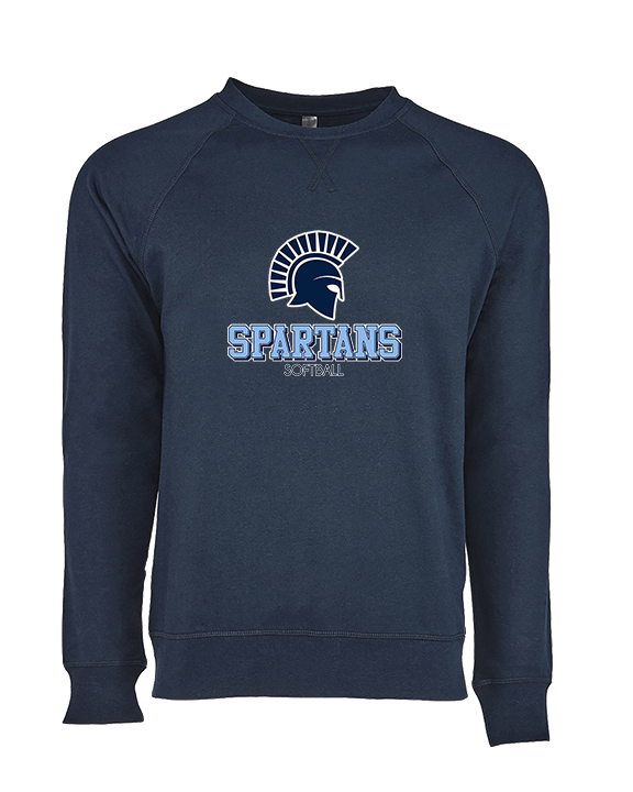 West Bend West HS Softball Shadow - Crewneck Sweatshirt