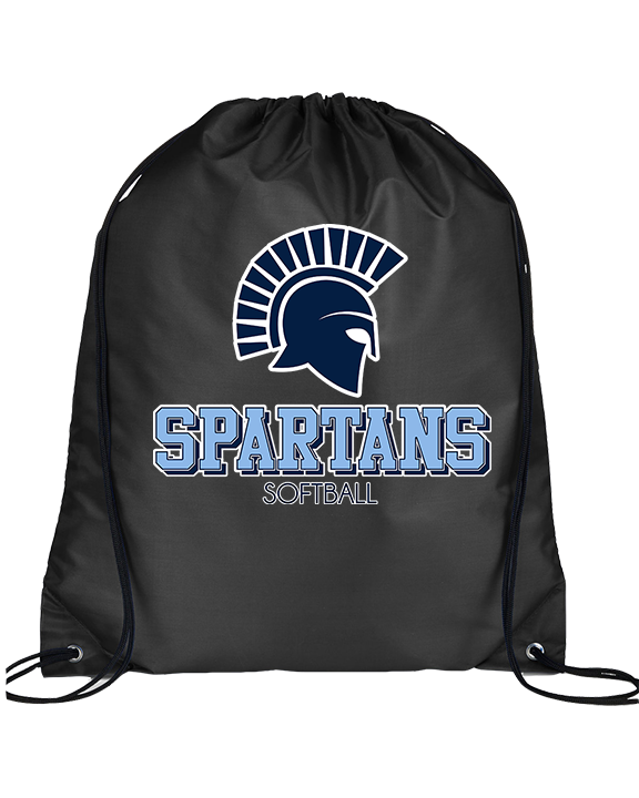 West Bend West HS Softball Shadow - Drawstring Bag