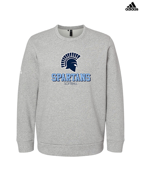 West Bend West HS Softball Shadow - Mens Adidas Crewneck