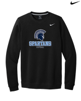 West Bend West HS Softball Shadow - Mens Nike Crewneck