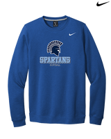 West Bend West HS Softball Shadow - Mens Nike Crewneck