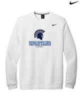 West Bend West HS Softball Shadow - Mens Nike Crewneck