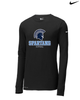 West Bend West HS Softball Shadow - Mens Nike Longsleeve