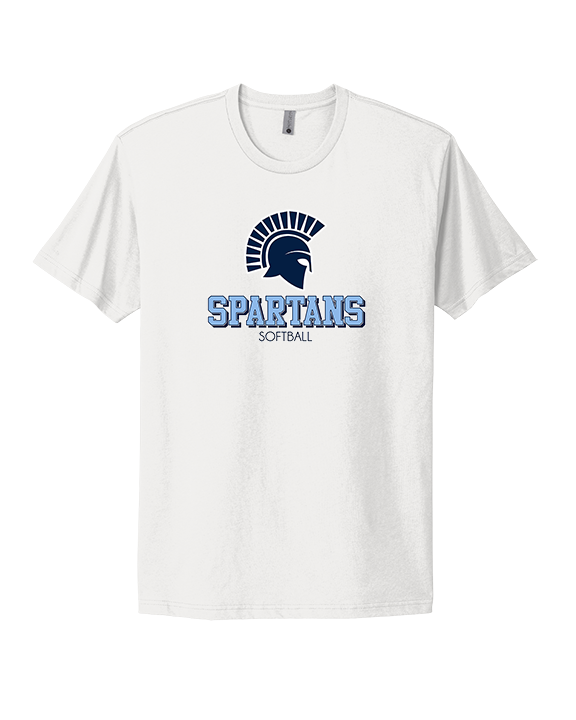 West Bend West HS Softball Shadow - Mens Select Cotton T-Shirt