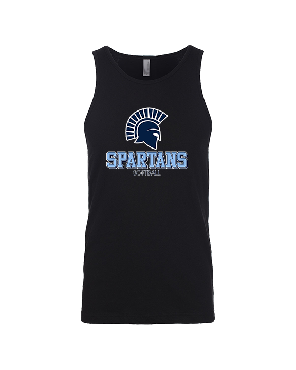 West Bend West HS Softball Shadow - Tank Top