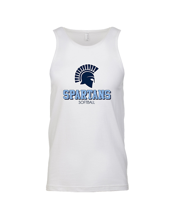 West Bend West HS Softball Shadow - Tank Top