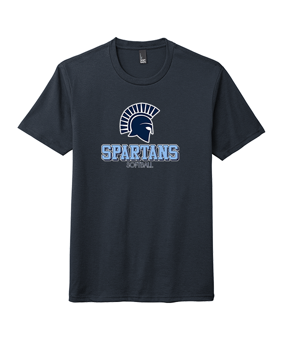 West Bend West HS Softball Shadow - Tri-Blend Shirt