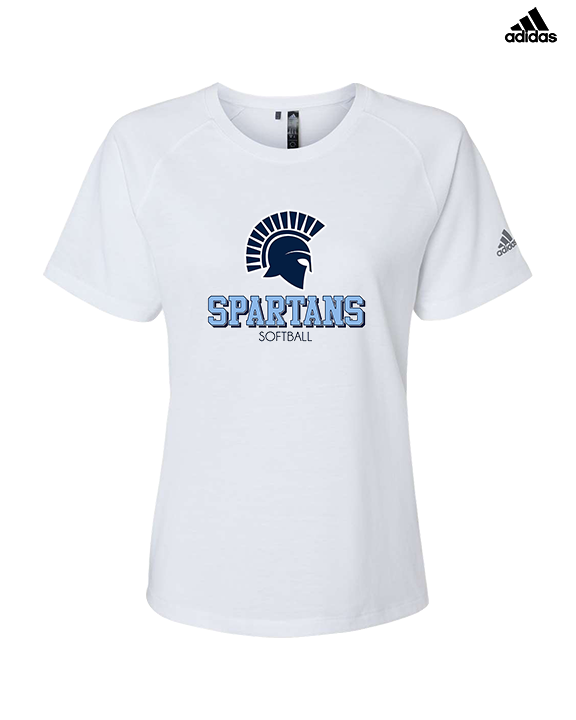 West Bend West HS Softball Shadow - Womens Adidas Performance Shirt