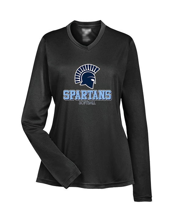 West Bend West HS Softball Shadow - Womens Performance Longsleeve