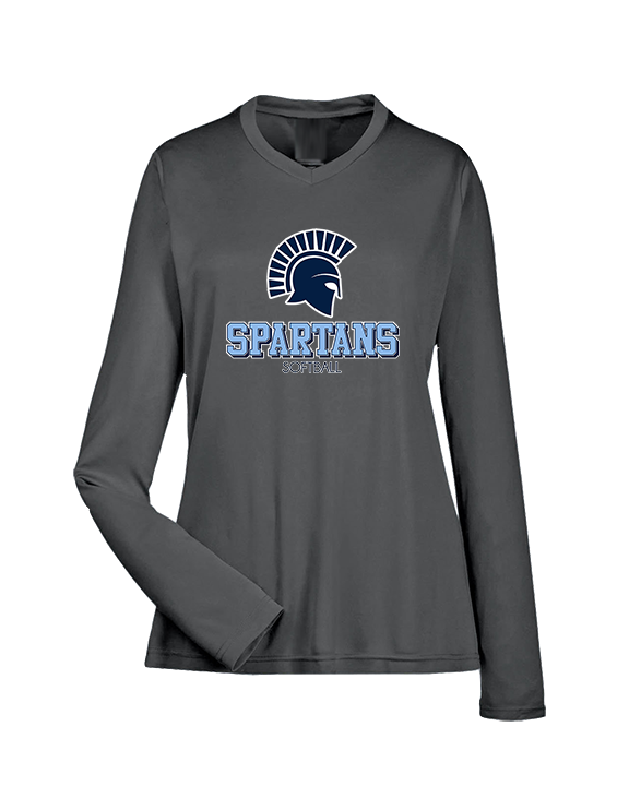 West Bend West HS Softball Shadow - Womens Performance Longsleeve