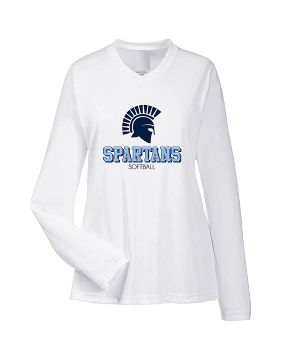 West Bend West HS Softball Shadow - Womens Performance Longsleeve