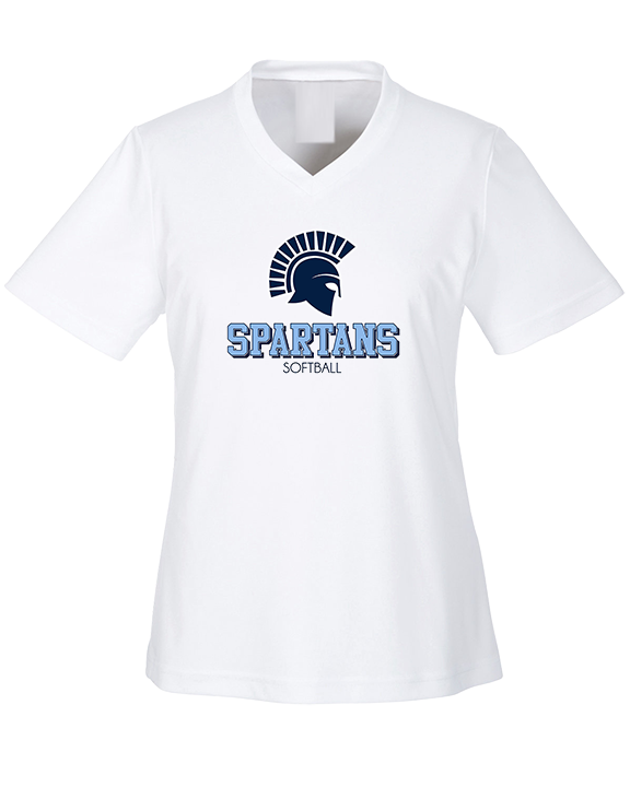 West Bend West HS Softball Shadow - Womens Performance Shirt