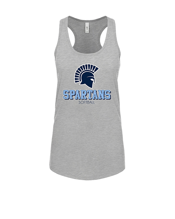 West Bend West HS Softball Shadow - Womens Tank Top