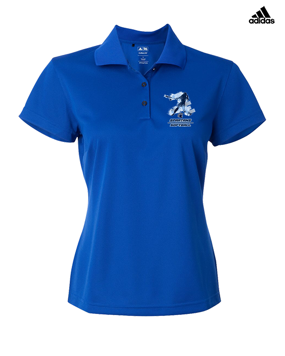 West Bend West HS Softball Swing - Adidas Womens Polo