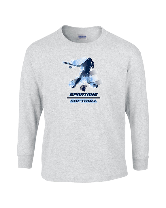 West Bend West HS Softball Swing - Cotton Longsleeve