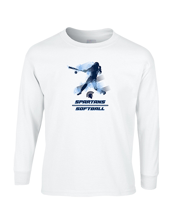 West Bend West HS Softball Swing - Cotton Longsleeve