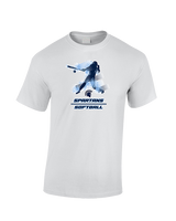 West Bend West HS Softball Swing - Cotton T-Shirt