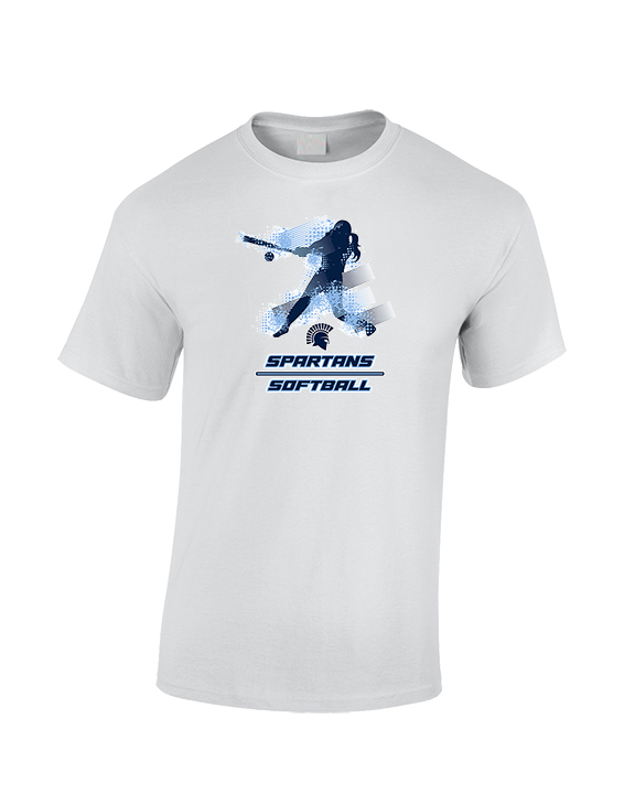 West Bend West HS Softball Swing - Cotton T-Shirt