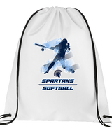 West Bend West HS Softball Swing - Drawstring Bag
