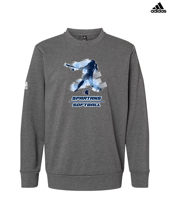 West Bend West HS Softball Swing - Mens Adidas Crewneck