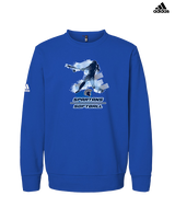West Bend West HS Softball Swing - Mens Adidas Crewneck