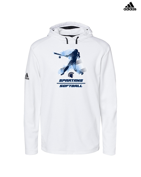 West Bend West HS Softball Swing - Mens Adidas Hoodie