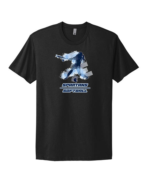 West Bend West HS Softball Swing - Mens Select Cotton T-Shirt