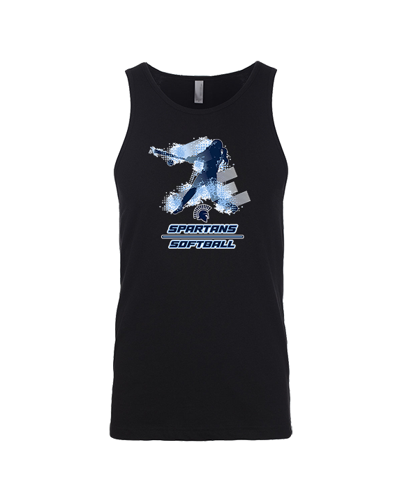 West Bend West HS Softball Swing - Tank Top