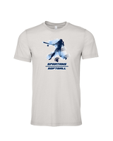 West Bend West HS Softball Swing - Tri-Blend Shirt