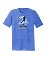 West Bend West HS Softball Swing - Tri-Blend Shirt
