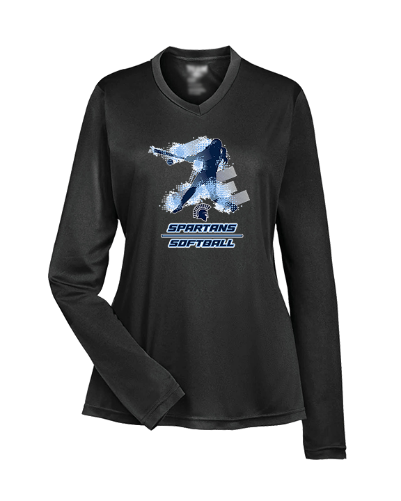 West Bend West HS Softball Swing - Womens Performance Longsleeve