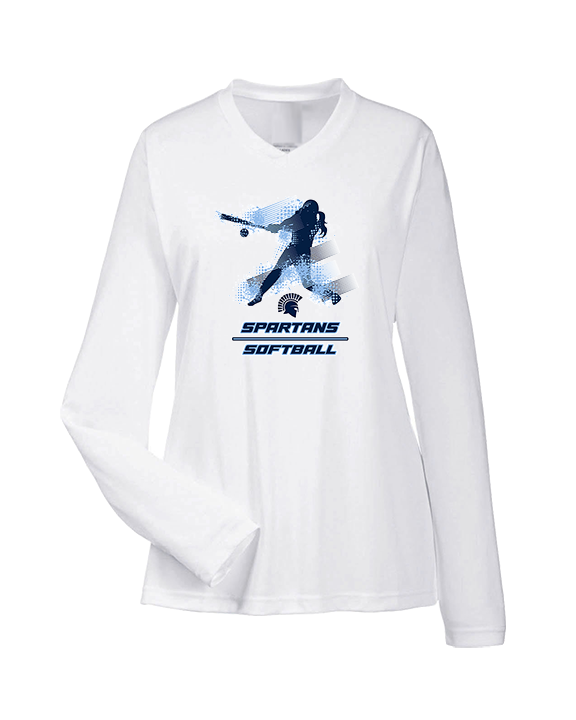West Bend West HS Softball Swing - Womens Performance Longsleeve