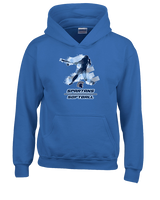 West Bend West HS Softball Swing - Youth Hoodie