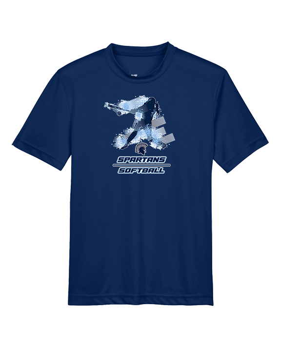 West Bend West HS Softball Swing - Youth Performance Shirt