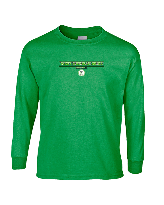 West Michigan Drive Football Border - Cotton Longsleeve