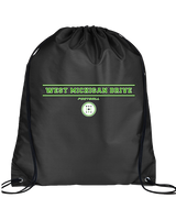 West Michigan Drive Football Border - Drawstring Bag