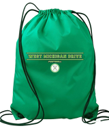 West Michigan Drive Football Border - Drawstring Bag