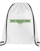 West Michigan Drive Football Border - Drawstring Bag