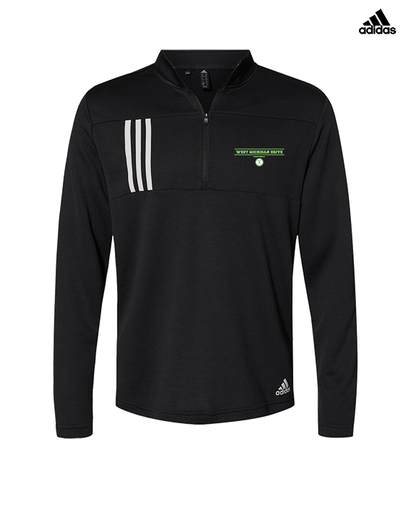 West Michigan Drive Football Border - Mens Adidas Quarter Zip