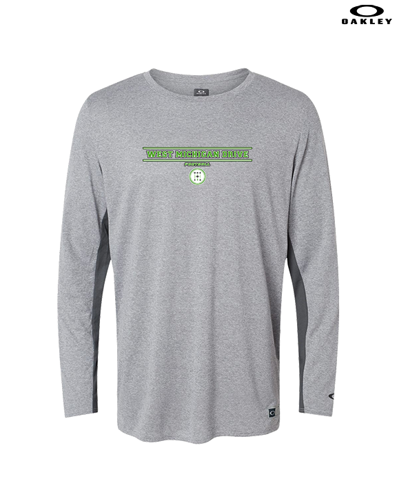West Michigan Drive Football Border - Mens Oakley Longsleeve