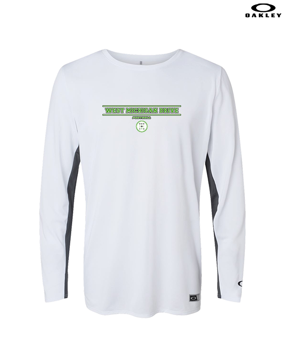 West Michigan Drive Football Border - Mens Oakley Longsleeve
