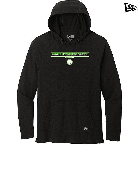 West Michigan Drive Football Border - New Era Tri-Blend Hoodie