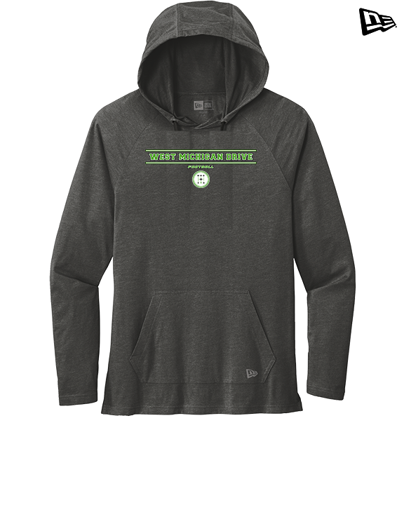West Michigan Drive Football Border - New Era Tri-Blend Hoodie