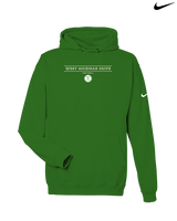 West Michigan Drive Football Border - Nike Club Fleece Hoodie